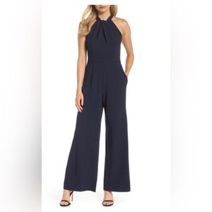 NWT Julia Jordan Halter Wide leg Jumpsuit.